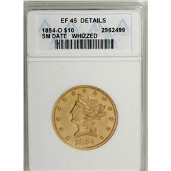 1854-O $10 Small Date--Whizzed--ANACS. XF45 Details.