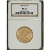 Image 3 : 1881-S $10 MS61 NGC. NGC Census: (800/330). PCGS Popul