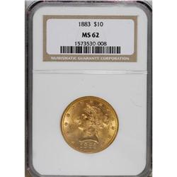 1883 $10 MS62 NGC. NGC Census: (306/81). PCGS Popu