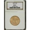 Image 1 : 1893 $10 MS61 NGC. NGC Census: (6987/14012). PCGS
