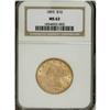 Image 1 : 1893 $10 MS62 NGC. NGC Census: (8647/5365). PCGS P