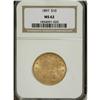Image 1 : 1897 $10 MS62 NGC. NGC Census: (2379/1010). PCGS P