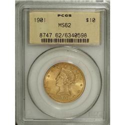 1901 $10 MS62 PCGS. PCGS Population (4438/4520). N