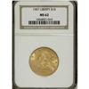Image 1 : 1907 $10 MS62 NGC. NGC Census: (6657/5013). PCGS P