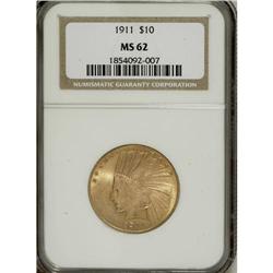 1911 $10 MS62 NGC. NGC Census: (1803/1581). PCGS P