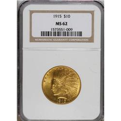 1915 $10 MS62 NGC. NGC Census: (620/645). PCGS Pop