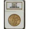 Image 1 : 1876-S $20 MS60 NGC. NGC Census: (360/1081). PCGS