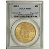 Image 1 : 1891-S $20 MS61 PCGS. PCGS Population (684/2024).
