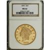 Image 1 : 1895 $20 MS62 NGC. NGC Census: (6490/2757). PCGS P