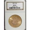 Image 1 : 1895 $20 MS63 NGC. NGC Census: (2408/340). PCGS Po