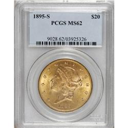1895-S $20 MS62 PCGS. PCGS Population (1448/728).