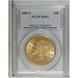 1895-S $20 MS62 PCGS. PCGS Population (1457/724). NGC
