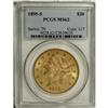 1895-S $20 MS62 PCGS. PCGS Population (1448/728).