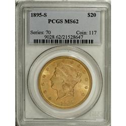 1895-S $20 MS62 PCGS. PCGS Population (1448/728).