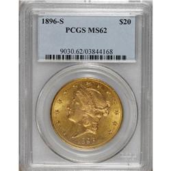 1896-S $20 MS62 PCGS. PCGS Population (1837/950).