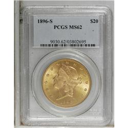 1896-S $20 MS62 PCGS. PCGS Population (1846/943).