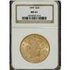 Image 1 : 1899 $20 MS61 NGC. NGC Census: (3723/10396). PCGS