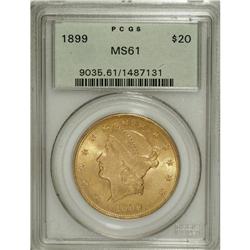1899 $20 MS61 PCGS. PCGS Population (2444/5606). N