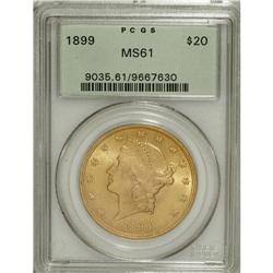 1899 $20 MS61 PCGS. PCGS Population (2444/5606). N