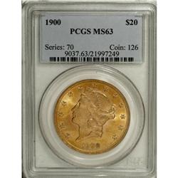 1900 $20 MS63 PCGS. PCGS Population (6602/2479). N