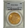 Image 1 : 1900 $20 MS63 PCGS. PCGS Population (6602/2479). N