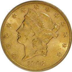 1902-S $20 MS62 PCGS. PCGS Population (1065/479). NGC
