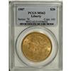 Image 1 : 1907 $20 MS62 PCGS. PCGS Population (7079/3601). N