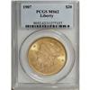 Image 1 : 1907 $20 MS62 PCGS. PCGS Population (7079/3601). N