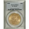 Image 1 : 1908 $20 No Motto MS64 PCGS. Ex: December 2001, Co