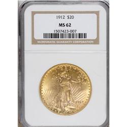 1912 $20 MS62 NGC. NGC Census: (750/436). PCGS Pop