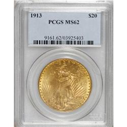1913 $20 MS62 PCGS. PCGS Population (557/714). NGC