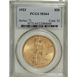 1923 $20 MS64 PCGS. PCGS Population (2398/274). NG