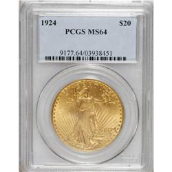 1924 $20 MS64 PCGS. PCGS Population (53201/31410).