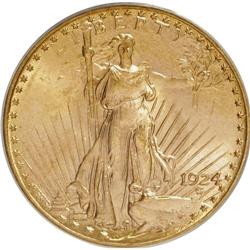1924 $20 MS64 PCGS. PCGS Population (53201/31410). NGC