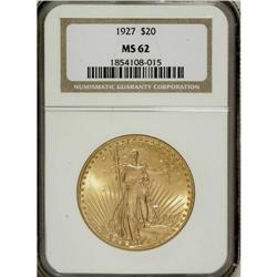 1927 $20 MS62 NGC. NGC Census: (14551/90437). PCGS