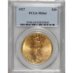 1927 $20 MS64 PCGS. PCGS Population (30565/19488).