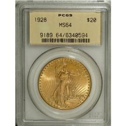 1928 $20 MS64 PCGS. PCGS Population (9550/7419). N
