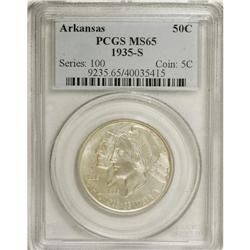 1935-S 50C Arkansas MS65 PCGS. PCGS Population (37