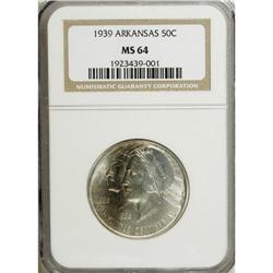 1939 50C Arkansas MS64 NGC. NGC Census: (185/112).