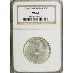1939-S 50C Arkansas MS64 NGC. NGC Census: (160/197