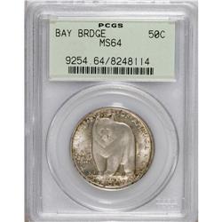 1936-S 50C Bay Bridge MS64 PCGS. PCGS Population (