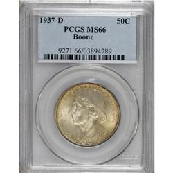 1937-D 50C Boone MS66 PCGS. PCGS Population (139/4