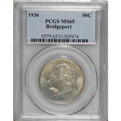 1936 50C Bridgeport MS65 PCGS. PCGS Population (14