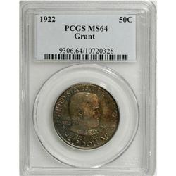 1922 50C Grant no Star MS64 PCGS. PCGS Population