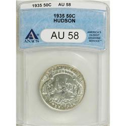 1935 50C Hudson AU58 ANACS. NGC Census: (14/1669).