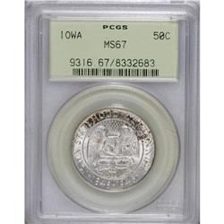 1946 50C Iowa MS67 PCGS. PCGS Population (615/58).