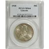 Image 1 : 1918 50C Lincoln MS64 PCGS. PCGS Population (1878/