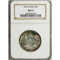 1920 50C Maine MS65 NGC. NGC Census: (772/252). PC