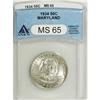Image 1 : 1934 50C Maryland MS65 ANACS. NGC Census: (1219/62