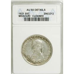 1921 50C Missouri--Cleaned--ANACS. . NGC Census: (7/16
